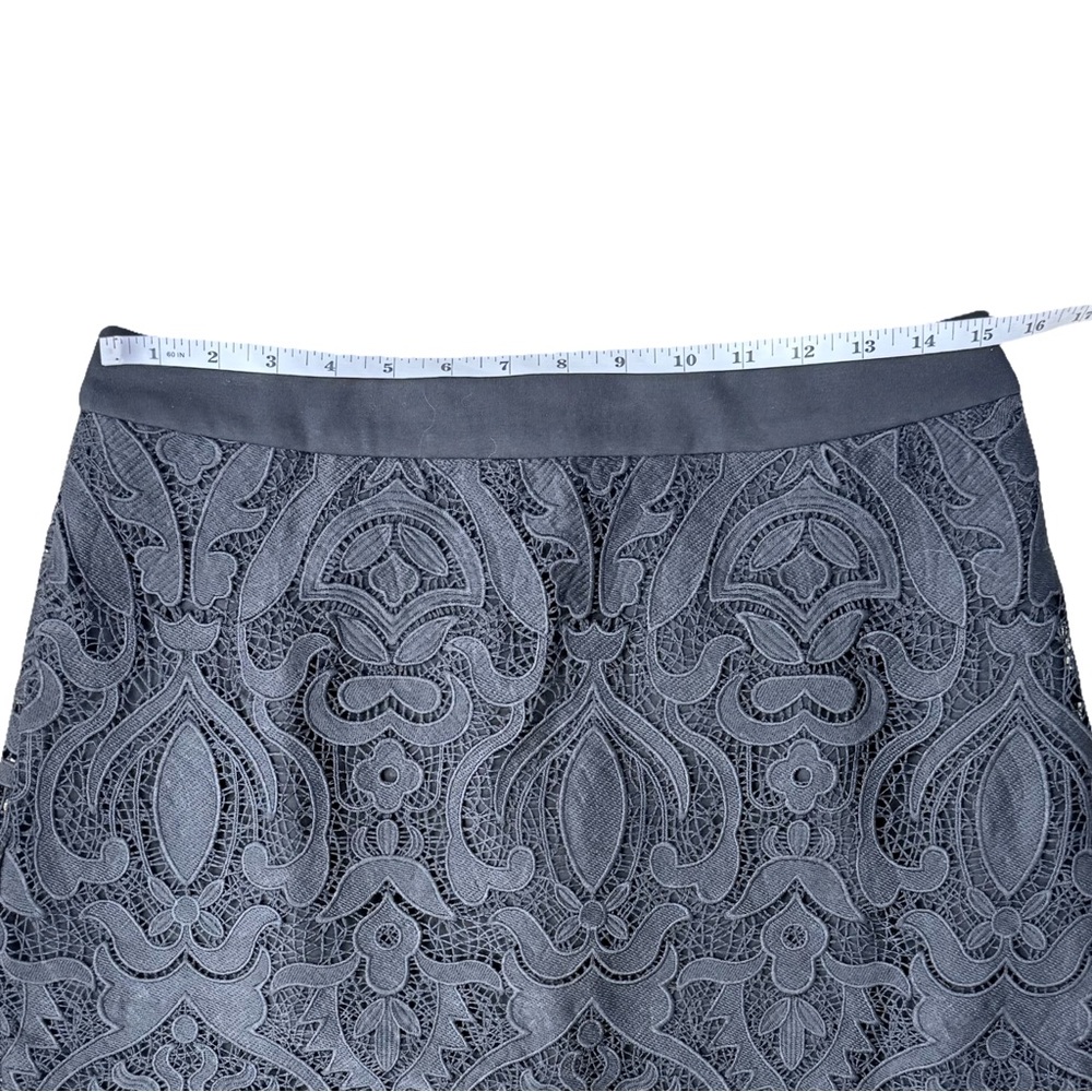 Gracia Black Lace Pencil Midi Skirt NWT - Picture 5 of 9